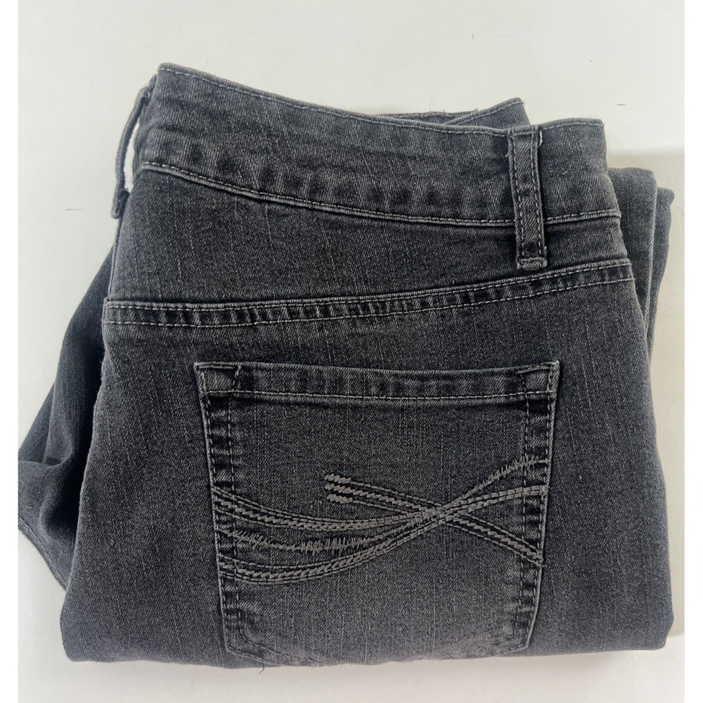 Canyon River Blues Jeans Womens 10 Black Denim Straight Leg‎ Low Rise
